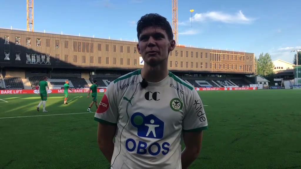 Halvor Rødølen Opsahl var glad etter og ha blitt matchvinner:
